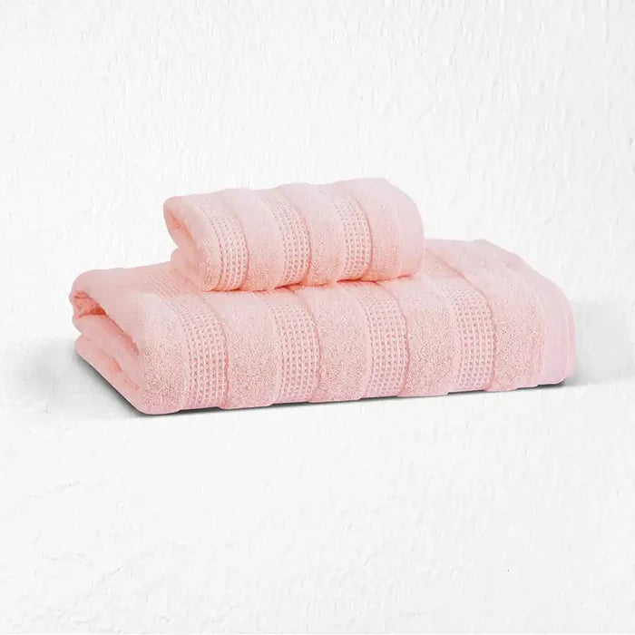 100 % Cotton Premium Waffle Towel pink
