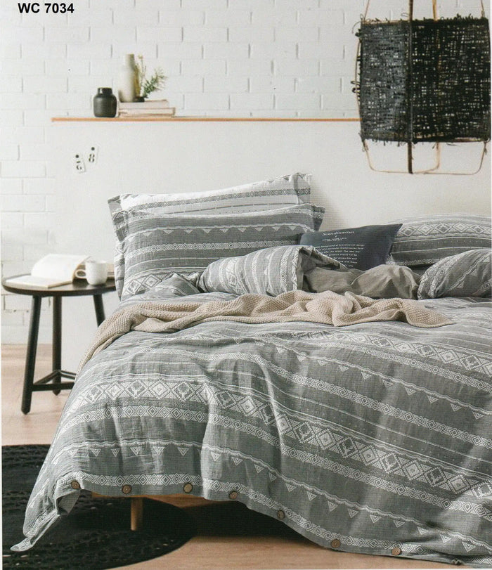 100 % Washed Cotton Breathable Bedding