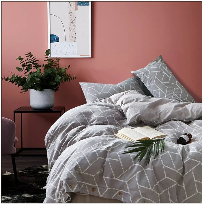 100 % Washed Cotton Breathable Bedding