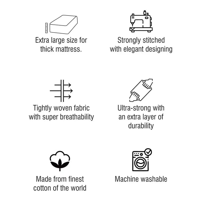 100 % Washed Cotton Breathable Bedding
