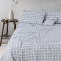100 % Washed Cotton Breathable Bedsheet