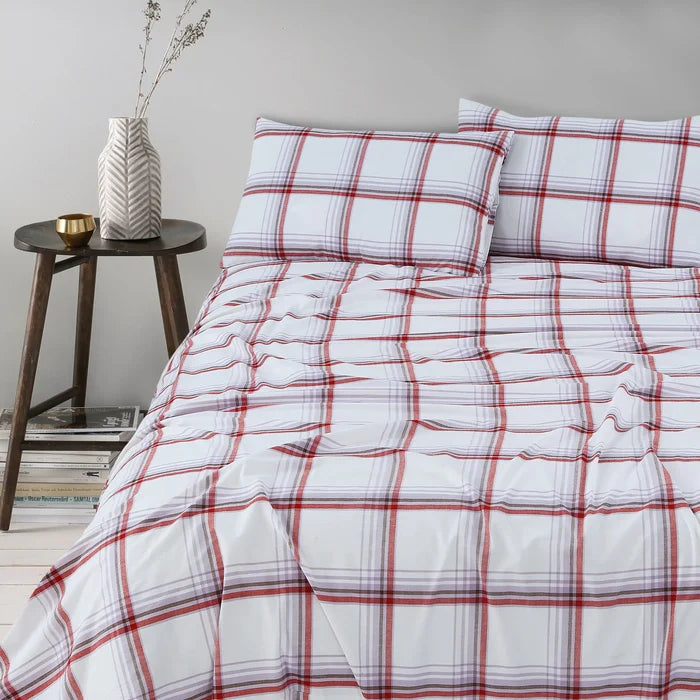 100 % Washed Cotton Breathable Bedsheet