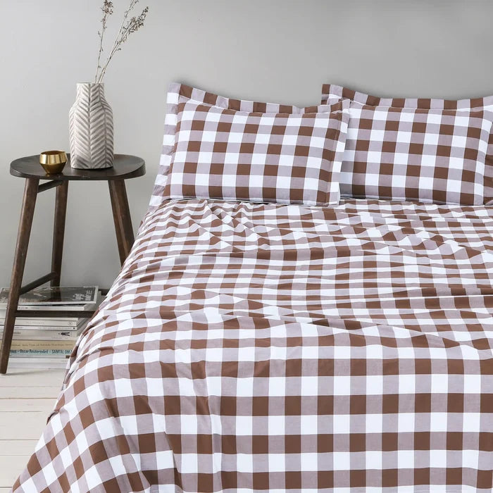 100 % Washed Cotton Breathable Bedsheet