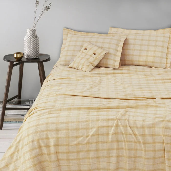 100 % Washed Cotton Breathable Bedsheet