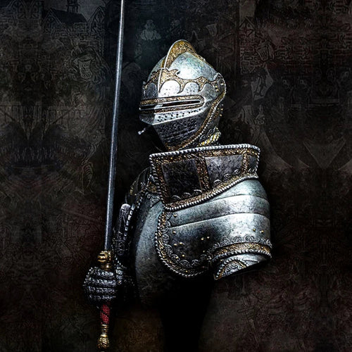 1/10 Resin Model Bust Set Medieval Handsome Knight Colorless Self Assembled（Special offer）  A-1905