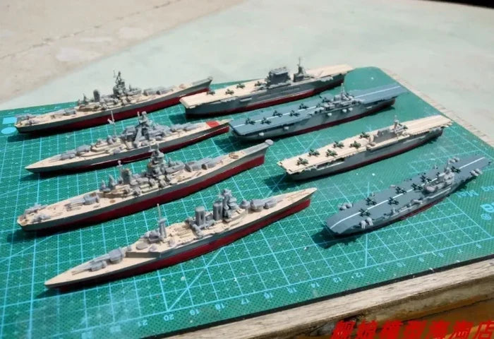 1/2000 Warship Assembly Model 4D Aircraft Carrier Cruiser HOOD MISSOURI Plastic Kit Toy for Children