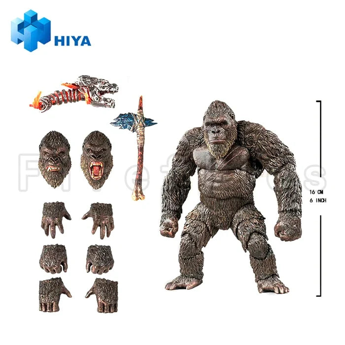 15CM HIYA 6inches Action Figure Exquisite Basic Series Godzilla vs. Kong Kong 2.0 Anime Toy
