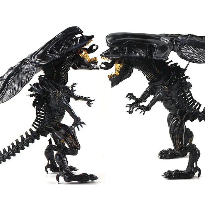 17cm Neca Alien Queen Hybrid Metal Figuration #047 Aliens VS Predator Action Figure PVC Model Toys