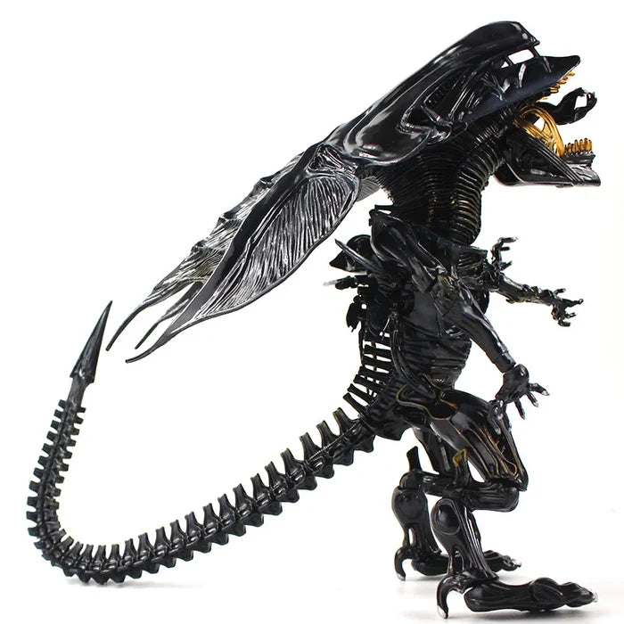 17cm Neca Alien Queen Hybrid Metal Figuration #047 Aliens VS Predator Action Figure PVC Model Toys