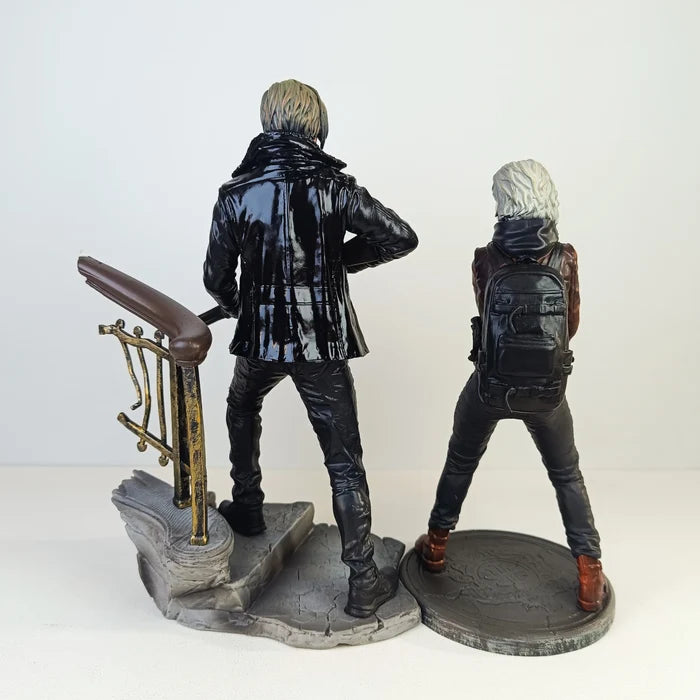 21cm Resident Evil Action Figures Leon And Grace GK Statue Decorative Figures