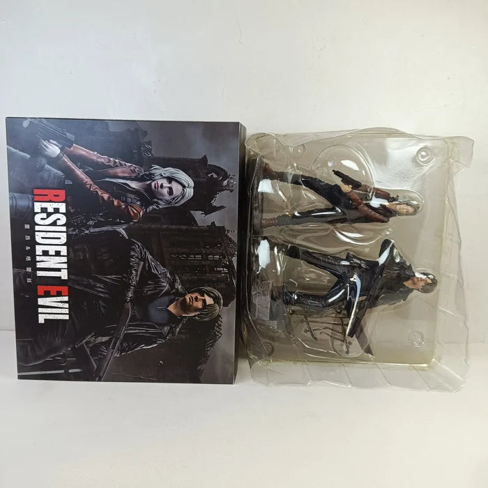 21cm Resident Evil Action Figures Leon And Grace GK Statue Decorative Figures