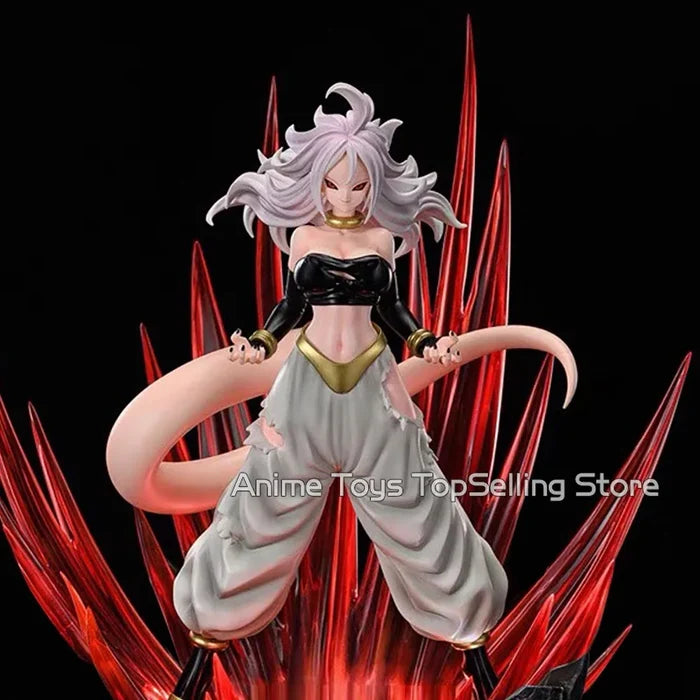 28cm Anime Dragon Ball Z Figurine Android #21 Majin Buu Figure PVC Statue Collectible Model Toys Gifts