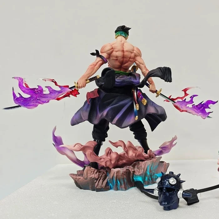 28cm/11in Anime ONE PIECE Figure Roronoa Zoro Action Figures Pvc Collection Model Toys for Gifts
