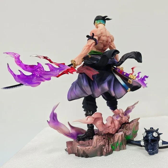 28cm/11in Anime ONE PIECE Figure Roronoa Zoro Action Figures Pvc Collection Model Toys for Gifts