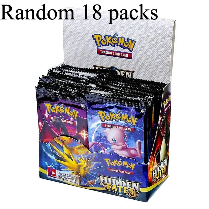 360 Pcs/Set Pokemon Card HIDDEN FATES English Booster Battle Transaction Collection Card Toys Gifts