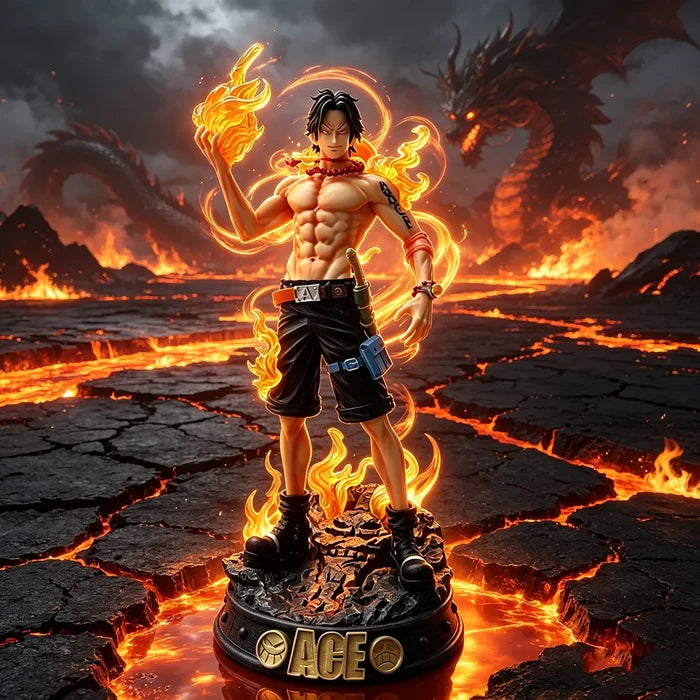 36cm/14.17in Anime ONE PIECE Figure ACE Action Figures Pvc Collection Model Toys for Gifts