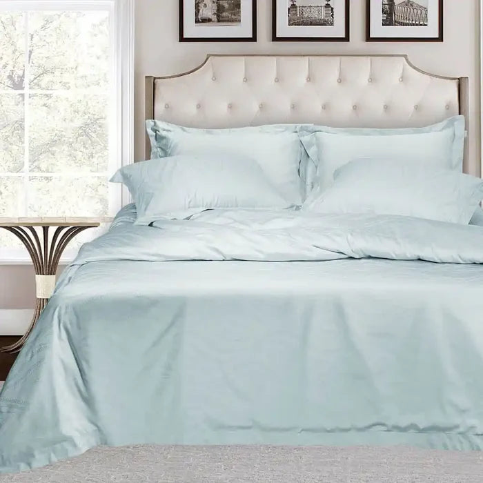 500 Tc Bamboo Bedding - Light Green