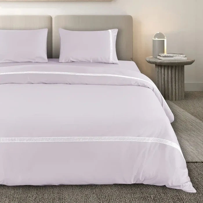 Lavender / 4 Pcs Bedding Set