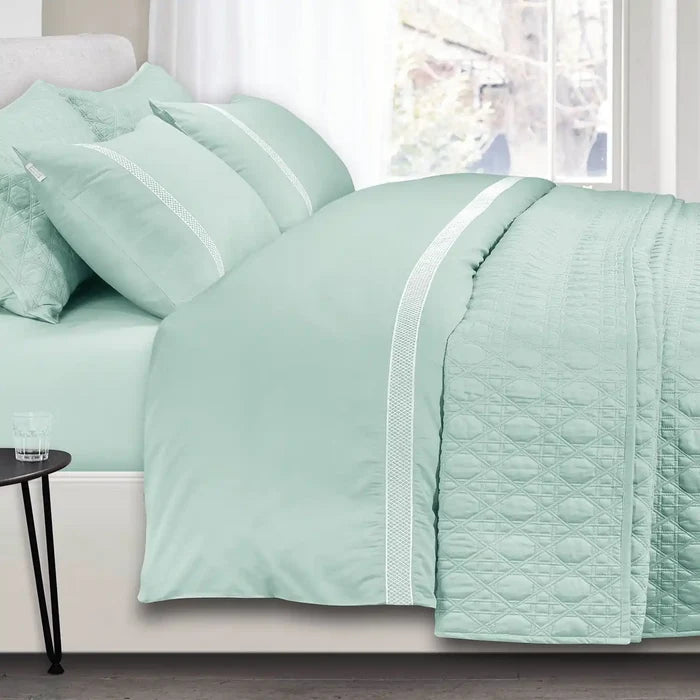 550 Tc Botanic Mist Bedding Collection | Premium Bedsheet