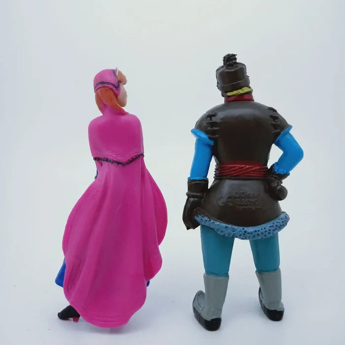 5pcs/Set Princess Snow Queen Anna Elsa Kristoff Sven Olaf PVC Model Action Figure Toys for Xmas Gift