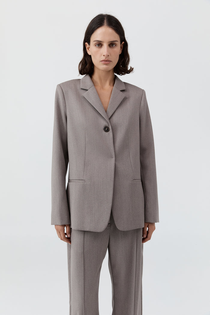 90s Wool Blazer - Doe
