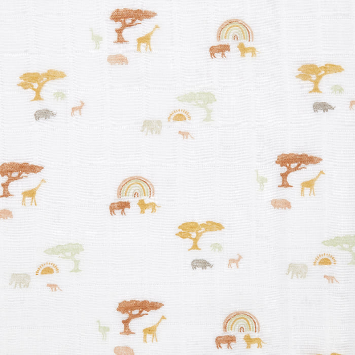 A+A Cotton Muslin Swaddle 4pk - Keep Rising
