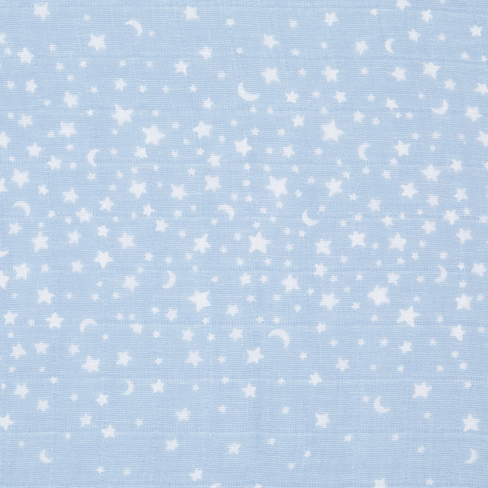 A+A Cotton Muslin Swaddle 4pk - Rising Star