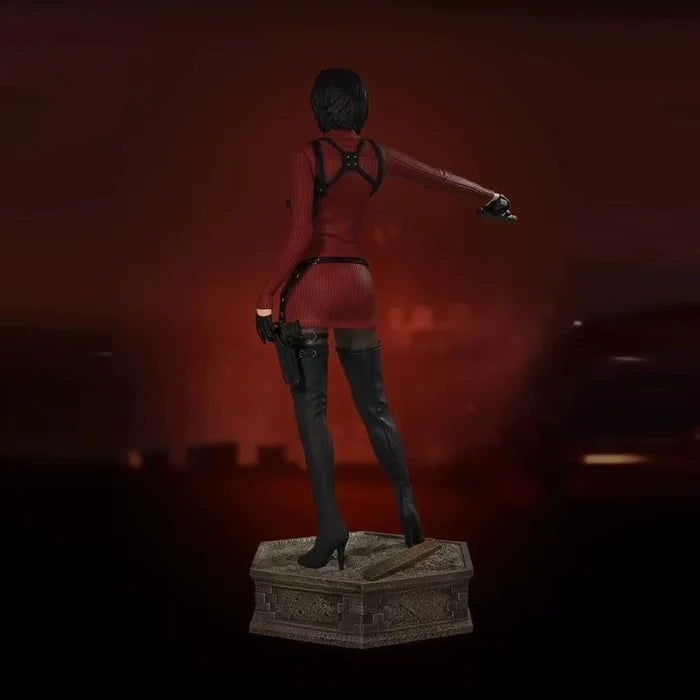 Ada Wong Figure, Resident Evil Game Merchandise, Red-Clothed Female Agent Static Statue Model