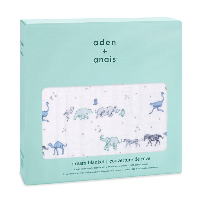 aden + anais cotton muslin blanket rising star