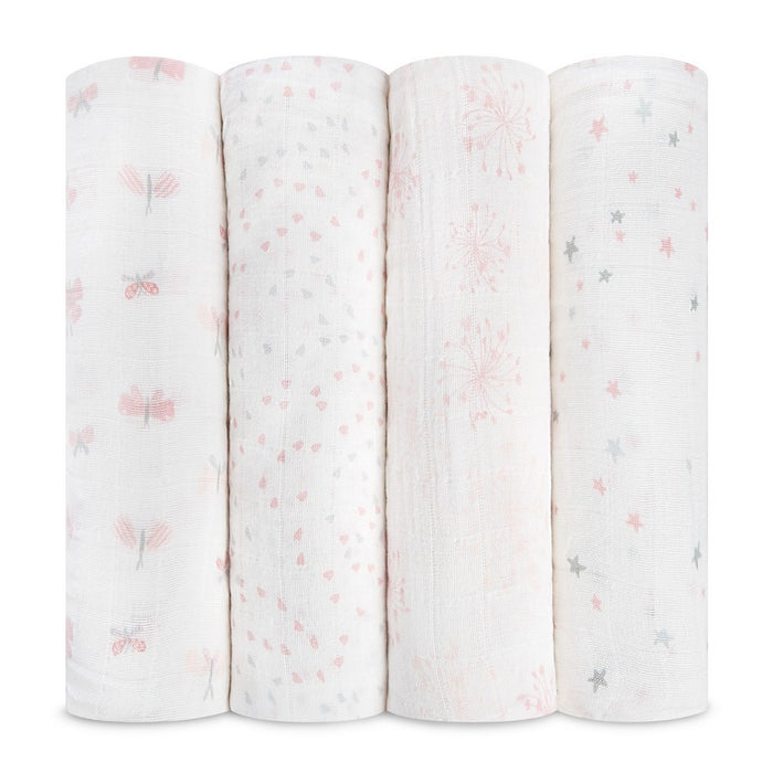 aden + anais lovely 4 pack swaddles