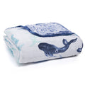 aden + anais muslin blanket seafaring – whale