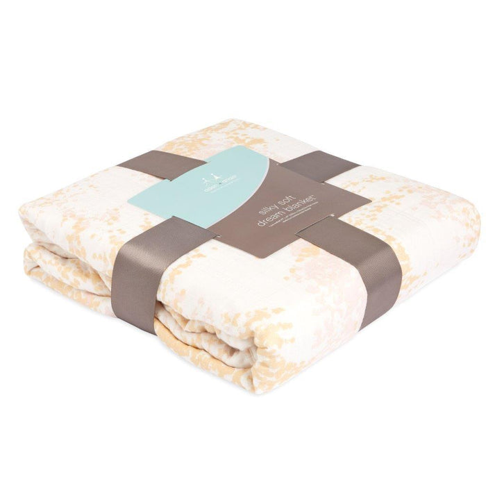 aden + anais silky soft blanket metallic primrose
