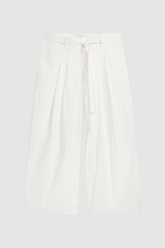 Adjustable Palazzo Pants - White