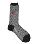Antipast Cherry on Diamonds Sock