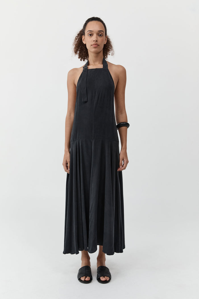 Apron Dress - Black