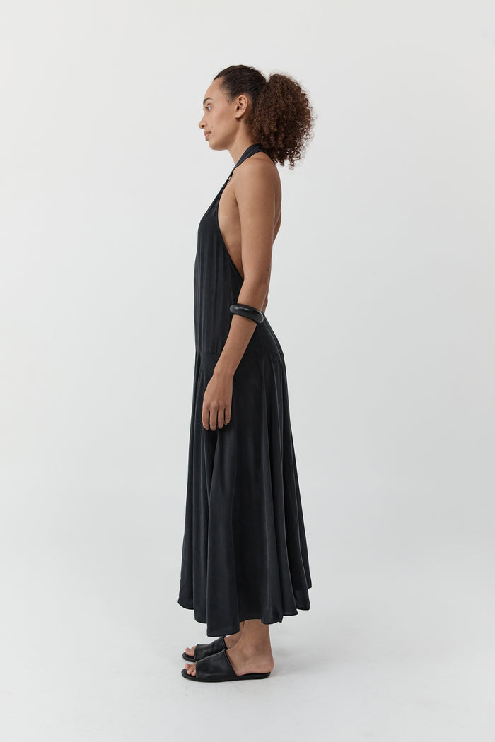 Apron Dress - Black