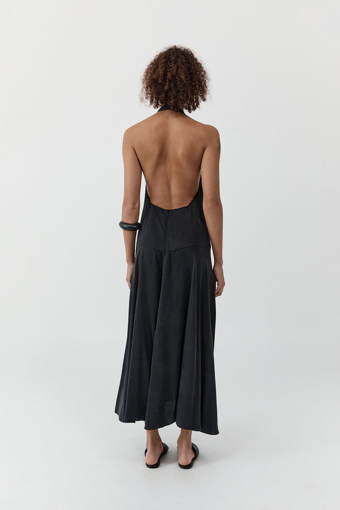 Apron Dress - Black