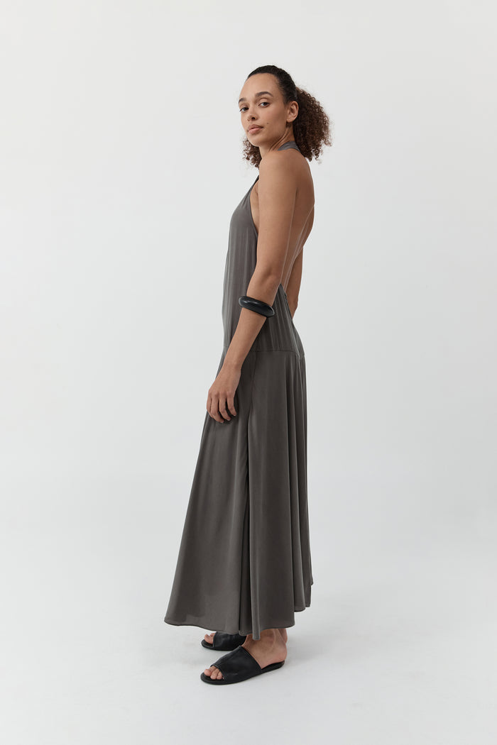 Apron Dress - Moss