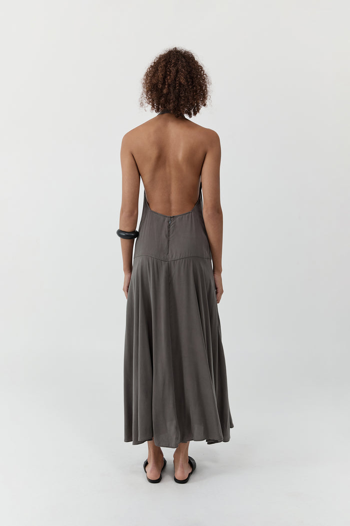 Apron Dress - Moss