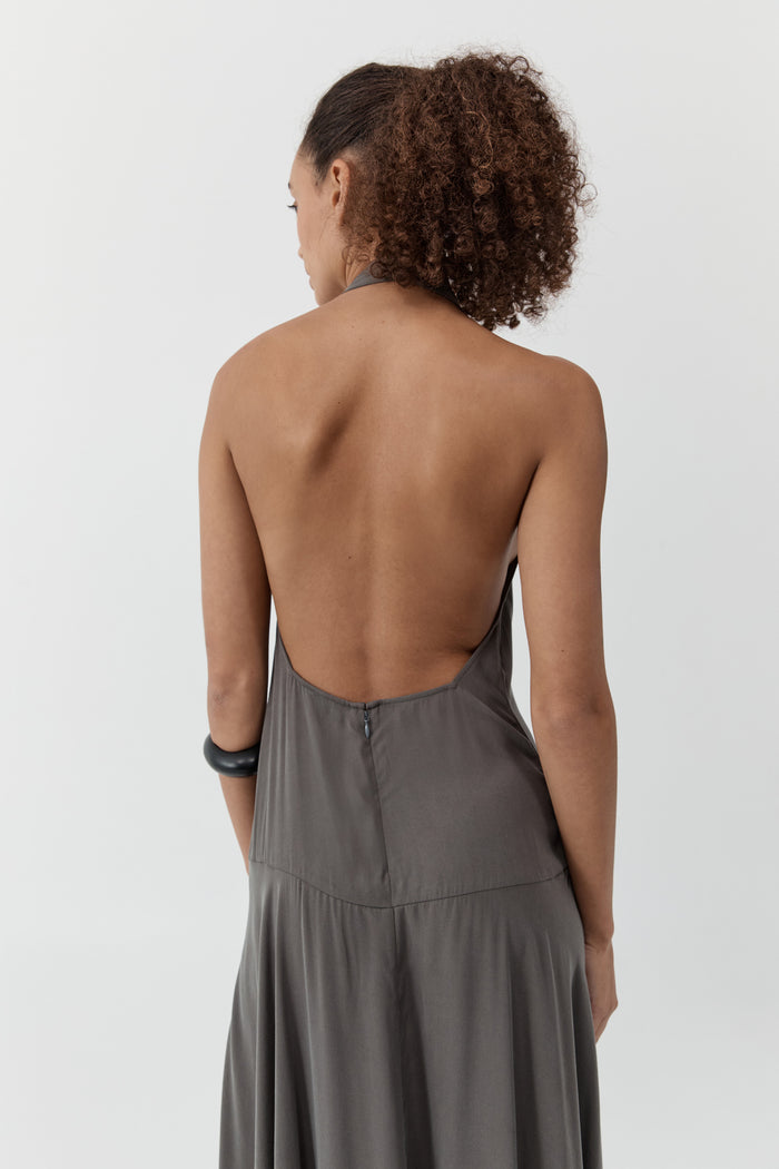 Apron Dress - Moss