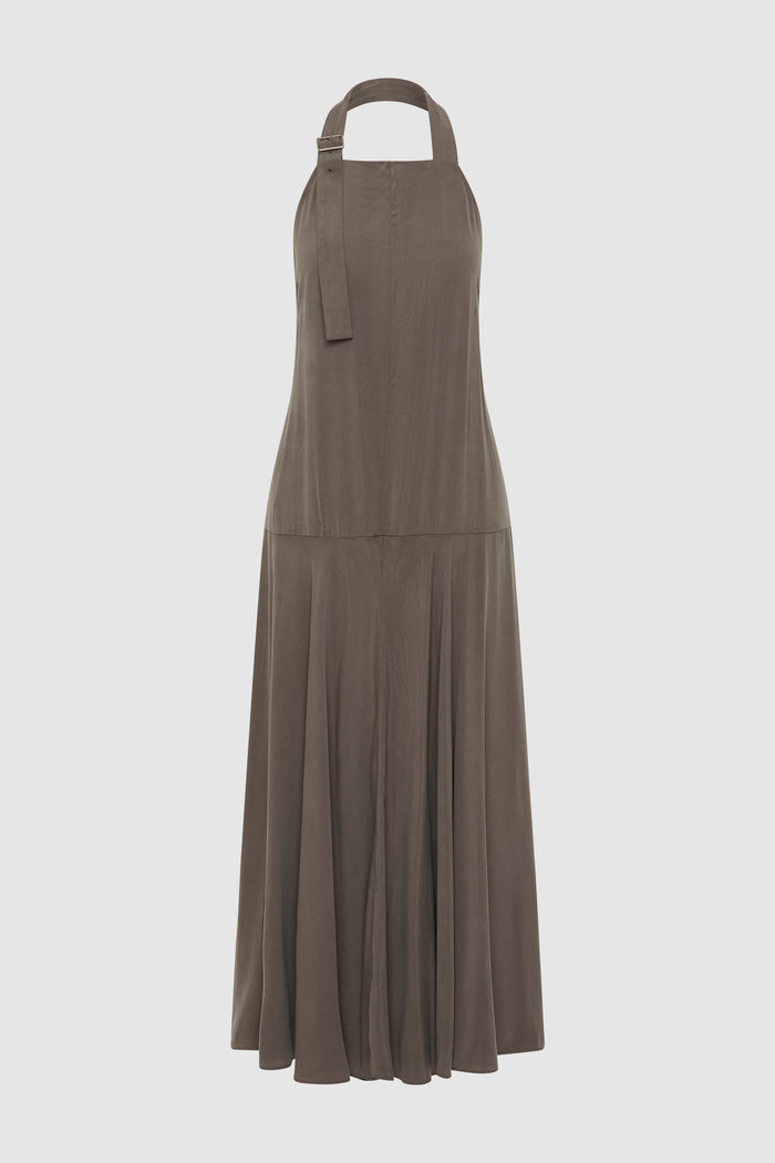 Apron Dress - Moss