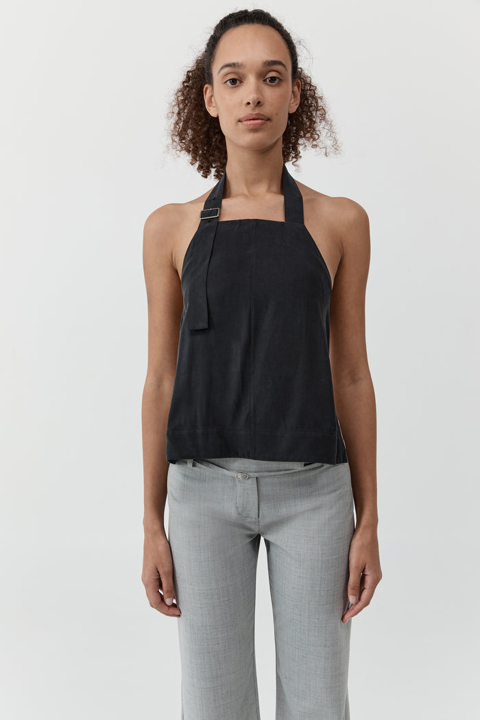 Apron Top - Black