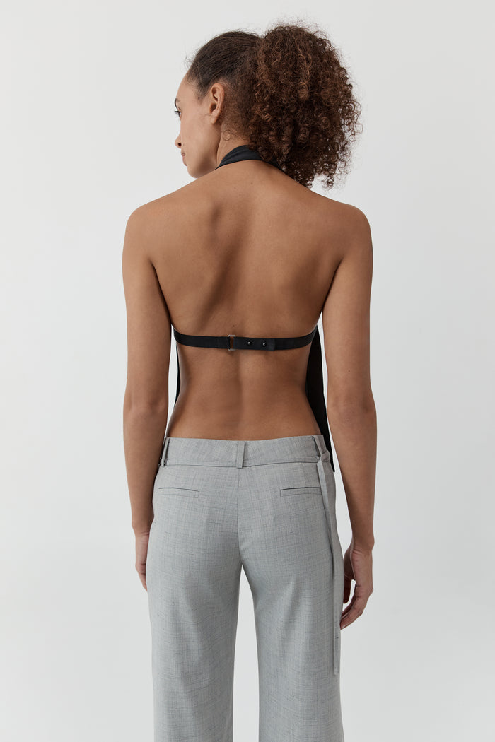 Apron Top - Black