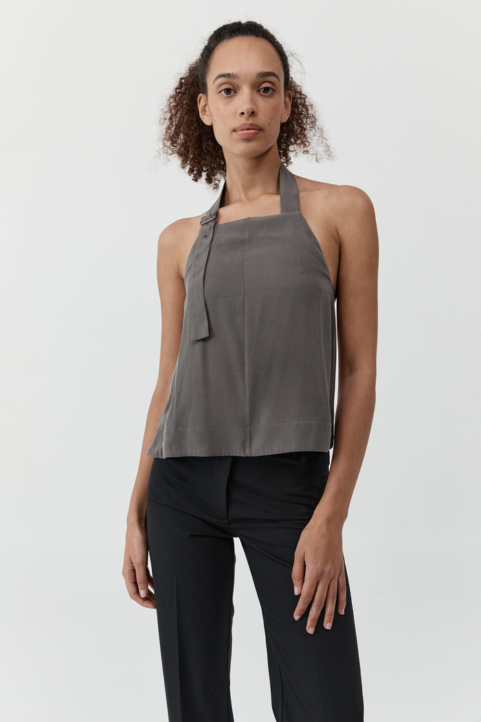 Apron Top - Moss