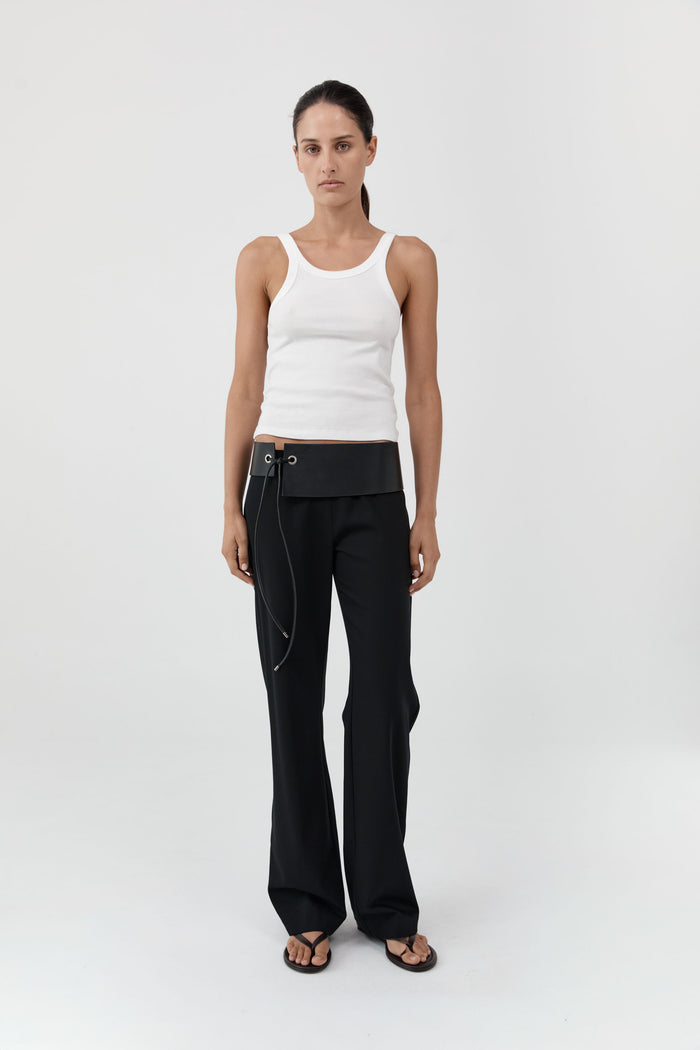 Asymmetric Belt - Black