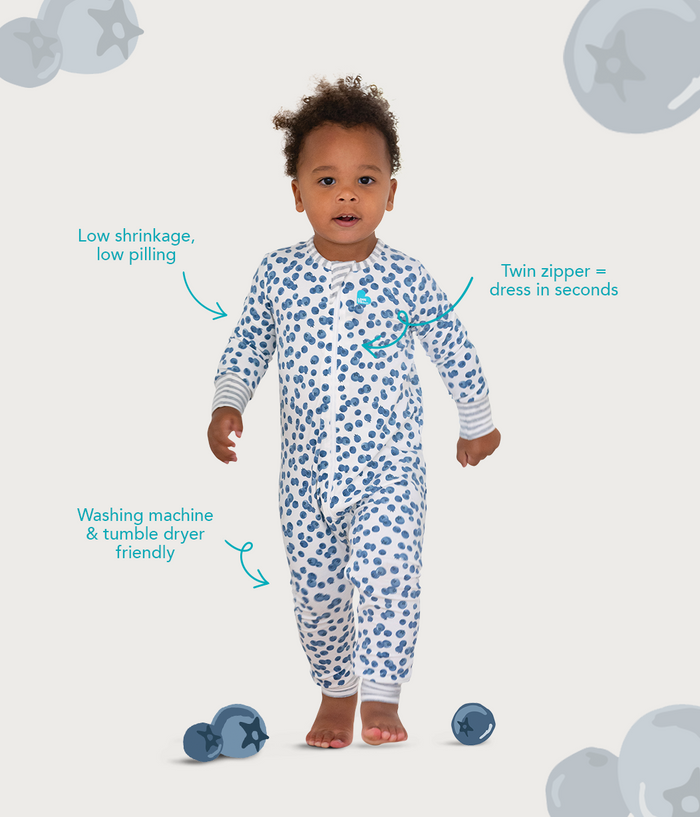 Babygrow Cotton Blue Eclipse