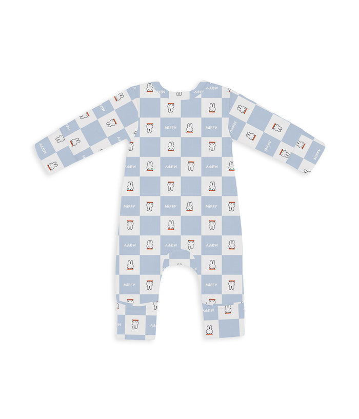 Babygrow Viscose from Bamboo Blue Miffy Checker