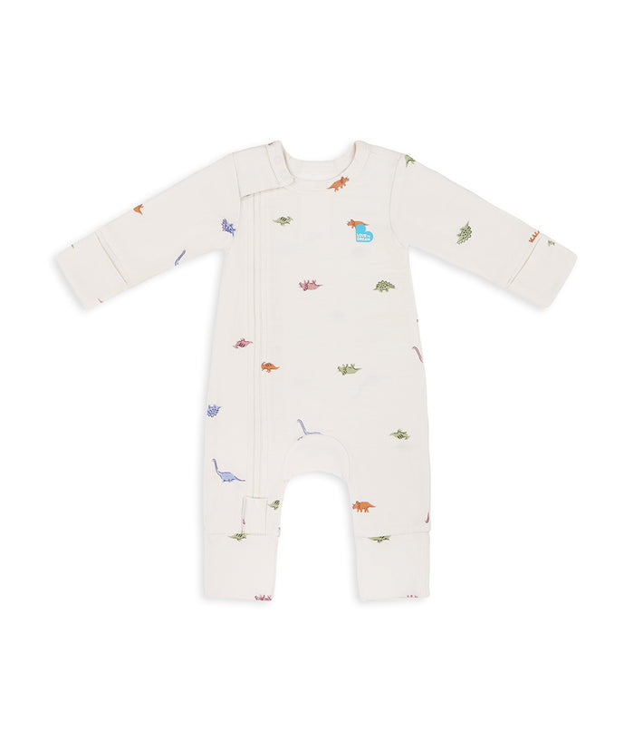 Babygrow Viscose from Bamboo Cream Dino Snore