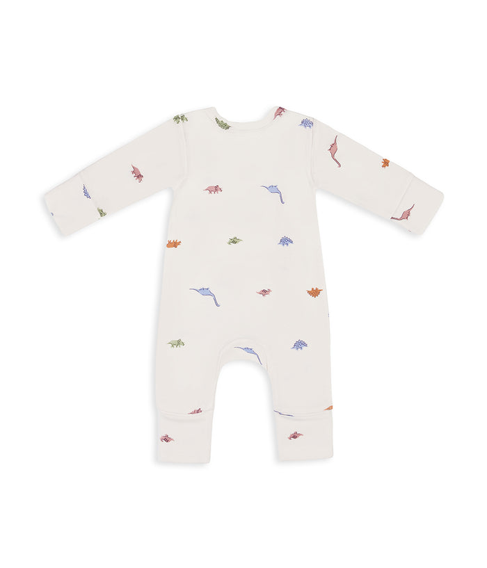 Babygrow Viscose from Bamboo Cream Dino Snore