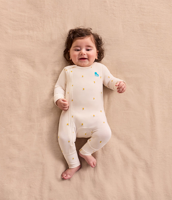 Babygrow Viscose from Bamboo Cream Lemons